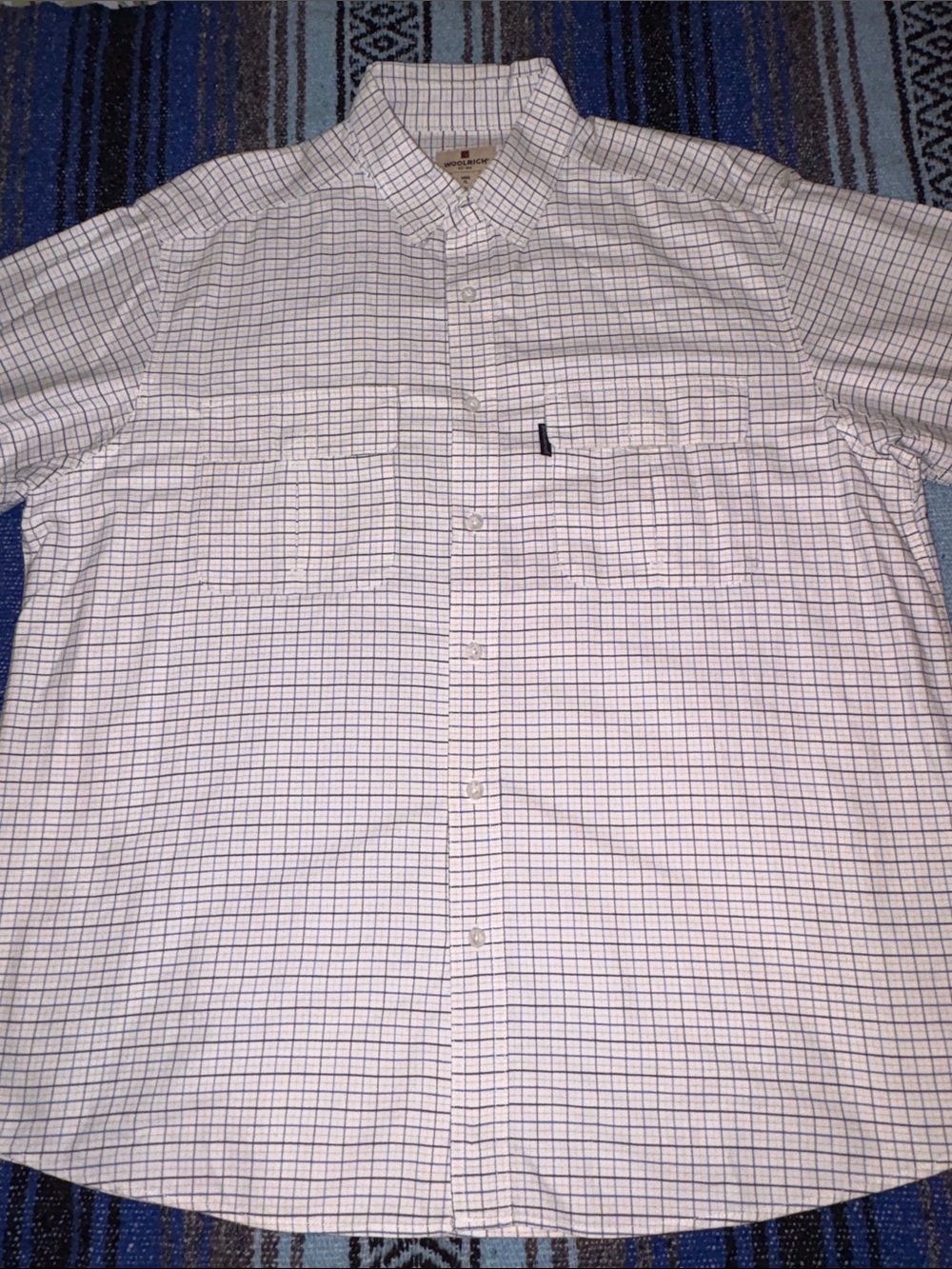 Woolrich Casual Long-sleeve Striped Button Down Shirt